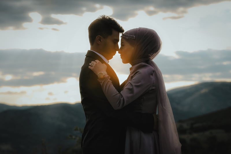 Enchanted Forest Wedding Couple